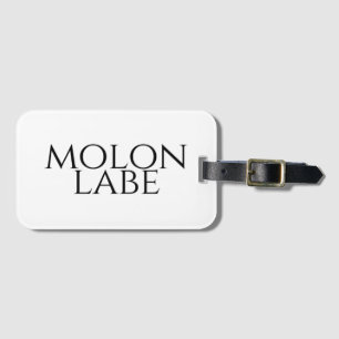 Etiqueta Para Maletas Molon Labe