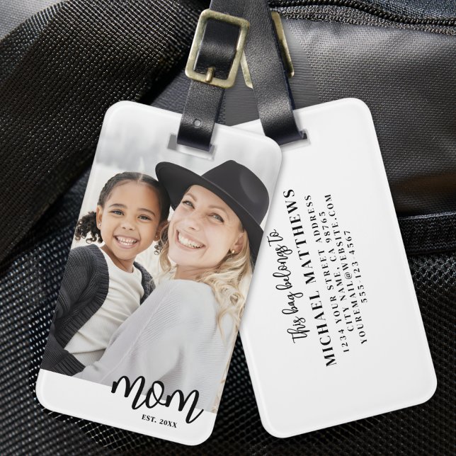 Etiqueta Para Maletas Mom Established Mother's Day Gift (Mom Established Mother's Day Gift Luggage Tag )