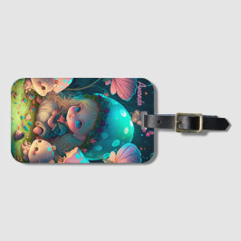 Etiqueta Para Maletas Momentos del elfo mágico