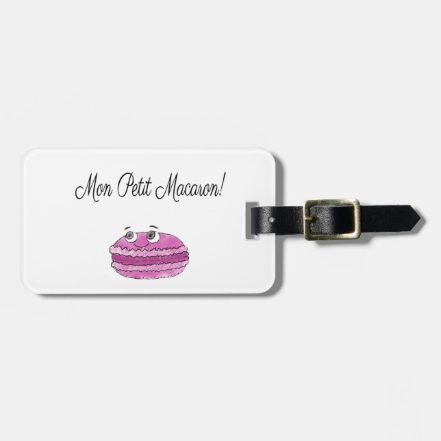 Etiqueta Para Maletas Mon Petit Macaron (Frente Horizontal)
