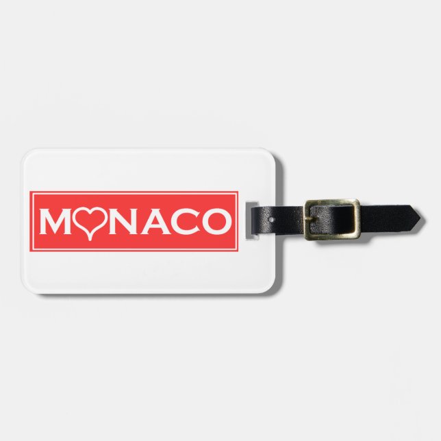 Etiqueta Para Maletas Mónaco (Frente Horizontal)