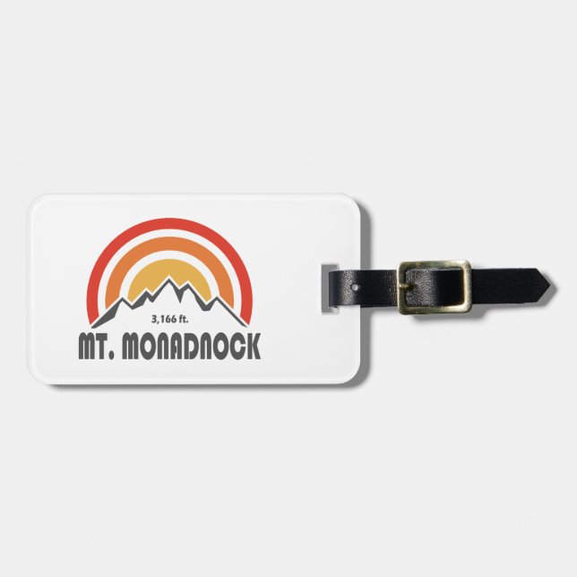 Etiqueta Para Maletas Monadnock New Hampshire (Frente Horizontal)