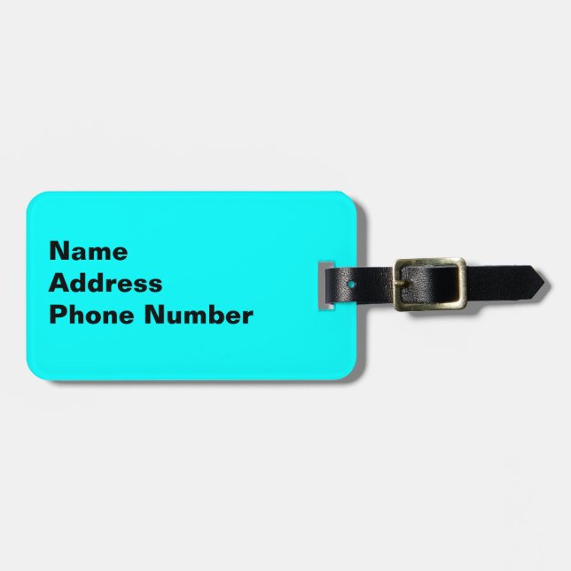 Etiqueta Para Maletas Monarquia "Z" (Frente Horizontal)