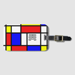 Etiqueta Para Maletas Mondrian inspiró