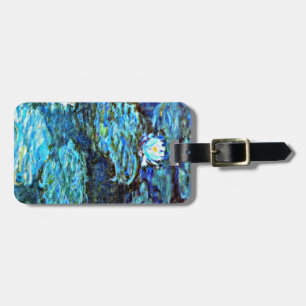 Etiqueta Para Maletas Monet - Lilies de agua (Azul)