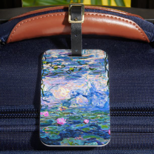 Etiqueta Para Maletas Monet - Nenúfares, 1919, rosa,