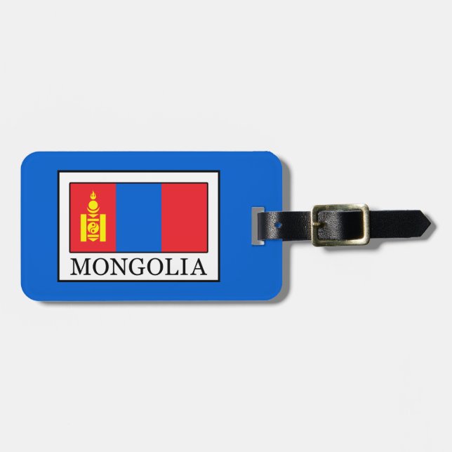 Etiqueta Para Maletas Mongolia (Frente Horizontal)