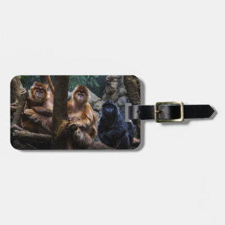 Etiqueta Para Maletas Mono del Langur