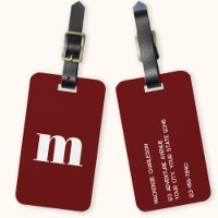 Monograma moderno inicial