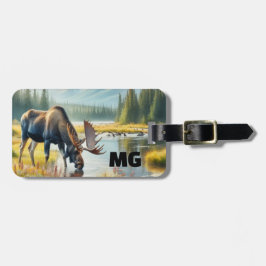Etiqueta Para Maletas Monograma Moose Mens Travel