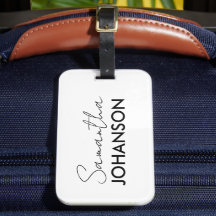 Monograma Nombre simplista Minimalista moderno