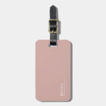 Monograma personalizado, rosa moderno