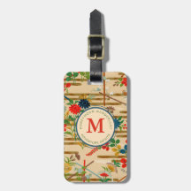 Monograma Personalizado Viaje de Luna de Miel Flor