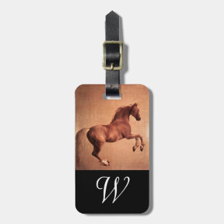 Etiqueta Para Maletas Monograma RED HORSE