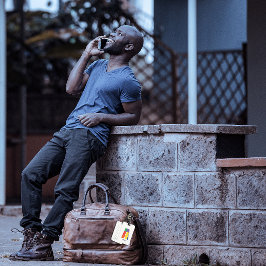 Etiqueta Para Maletas Monograma rojo morado verde inicial A