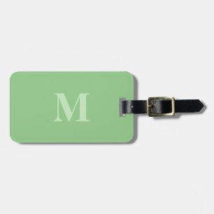 Etiqueta Para Maletas Monogramos regalo de favor de partido negro verde