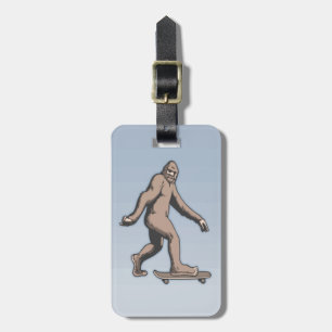 Etiqueta Para Maletas Monopatín de Bigfoot