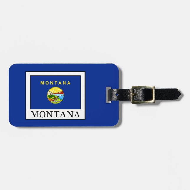 Etiqueta Para Maletas Montana (Frente Horizontal)