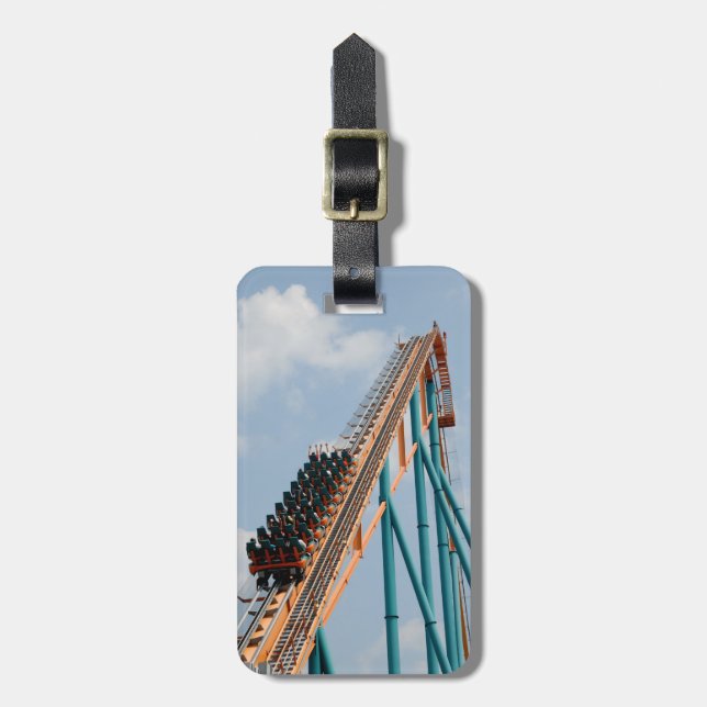Etiqueta Para Maletas Montaña rusa (Frente Vertical)