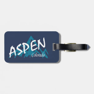 Etiqueta Para Maletas Montañas Aspen Colorado