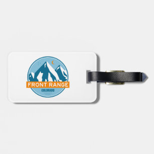 Etiqueta Para Maletas Montañas Front Range Colorado