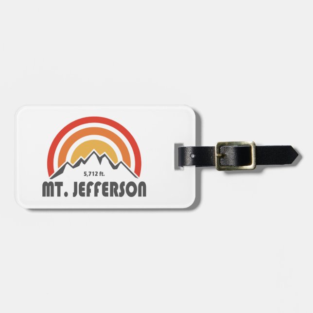 Etiqueta Para Maletas Monte Jefferson New Hampshire (Frente Horizontal)