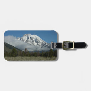 Etiqueta Para Maletas Monte Moran y nubes en Grand Teton