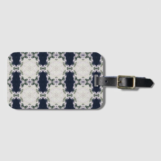 Etiqueta Para Maletas Mosaico (Anverso horizontal)