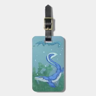 Etiqueta Para Maletas Mosasaurus