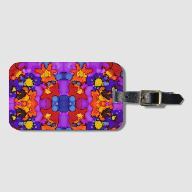 Etiqueta Para Maletas Mostrar payaso (Anverso horizontal)