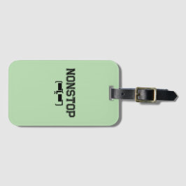 Etiqueta Para Maletas Motivación del Gimnasio NONSTOP Camiseta de Hoodie