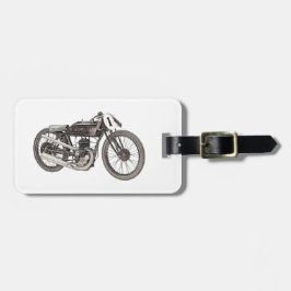 Etiqueta Para Maletas Motocicleta 1926 de las Carreras de Garelli