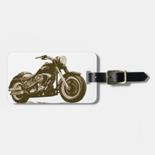 Etiqueta Para Maletas Motocicleta de Brown Harley
