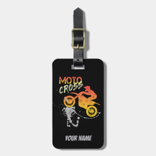 Etiqueta Para Maletas Motocross Biker para motocicletas y motocicletas v