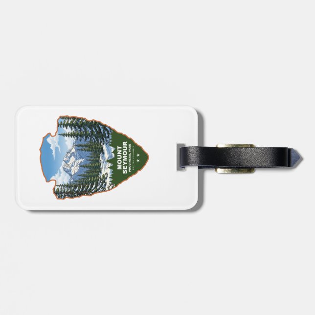 Etiqueta Para Maletas Mount Seymour Provincial Park Arrowhead (Atrás Horizontal)