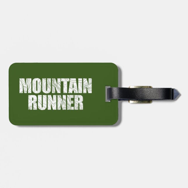 Etiqueta Para Maletas Mountain Runner (Atrás Horizontal)