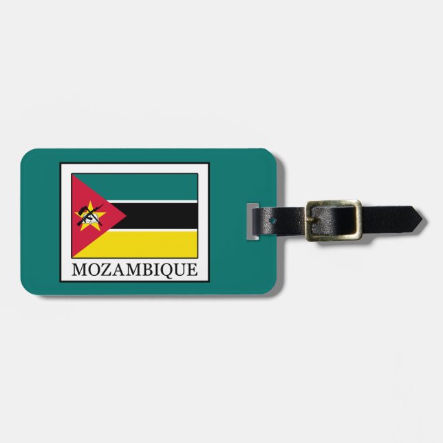 Etiqueta Para Maletas Mozambique (Frente Horizontal)