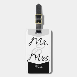 Etiqueta Para Maletas Mr & Mrs