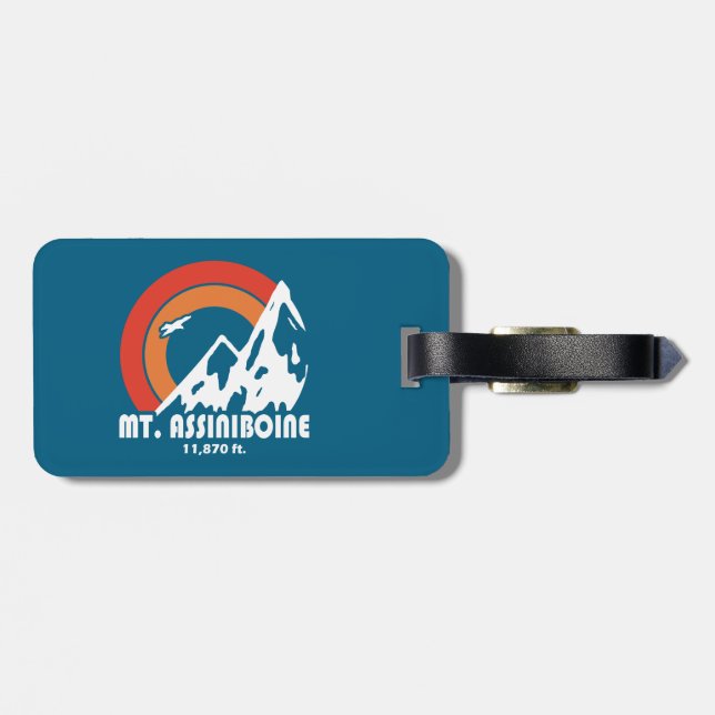 Etiqueta Para Maletas Mt. Assiniboine Sun Eagle (Atrás Horizontal)
