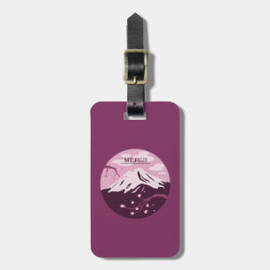 Etiqueta Para Maletas Mt. Fuji (rosa)
