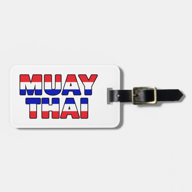 Etiqueta Para Maletas Muay Thai (Frente Horizontal)