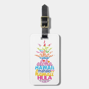Etiqueta Para Maletas Mucha piña hawaiana