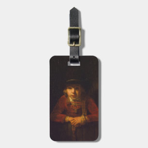 Etiqueta Para Maletas Muchacho que mira a través de la ventana, c.1647