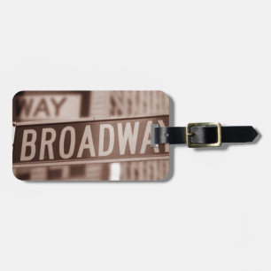 Etiqueta Para Maletas Muestra de Broadway