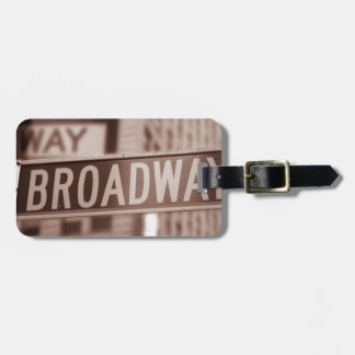 Etiqueta Para Maletas Muestra de Broadway