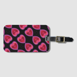 ETIQUETA PARA MALETAS MUG HEART PATTERN