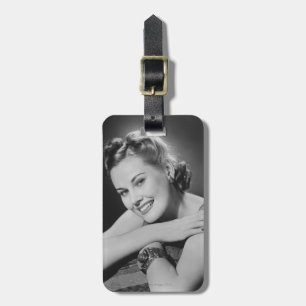 Etiqueta Para Maletas Mujer atractiva