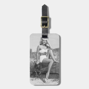 Etiqueta Para Maletas Mujer en bikini