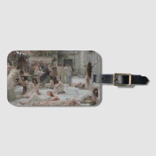 Etiqueta Para Maletas Mujeres de Amphissa (por Sir Lawrence Alma-Tadema)
