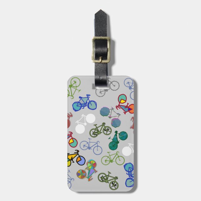 Etiqueta Para Maletas múltiples bicicletas (Frente Vertical)